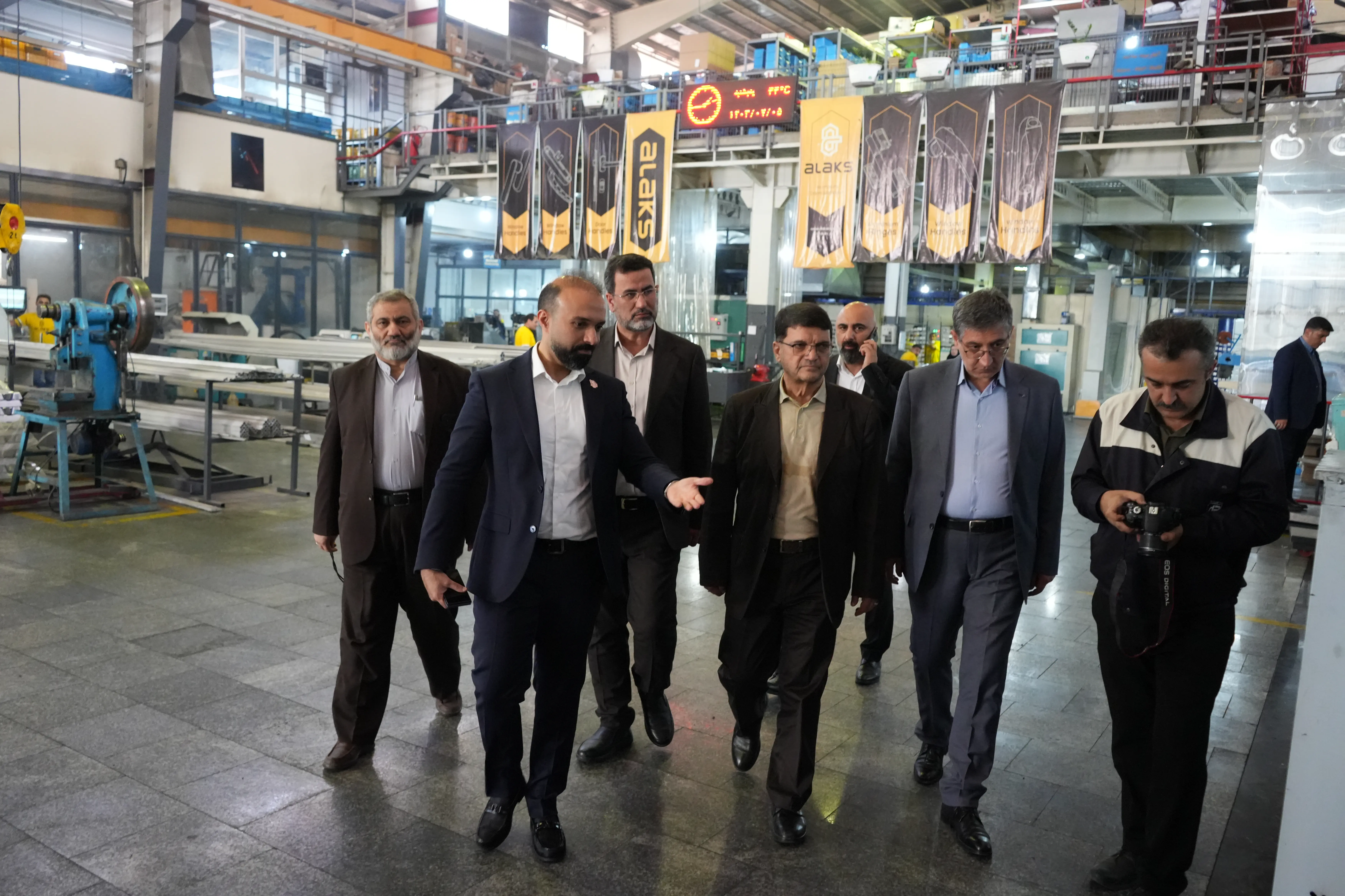 بازدید دکتر مفتح، قائم‌مقام وزیر صنعت، معدن و تجارت 